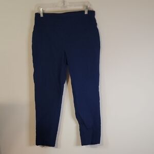 Ruby Rd. Navy Straight-Leg Pants
